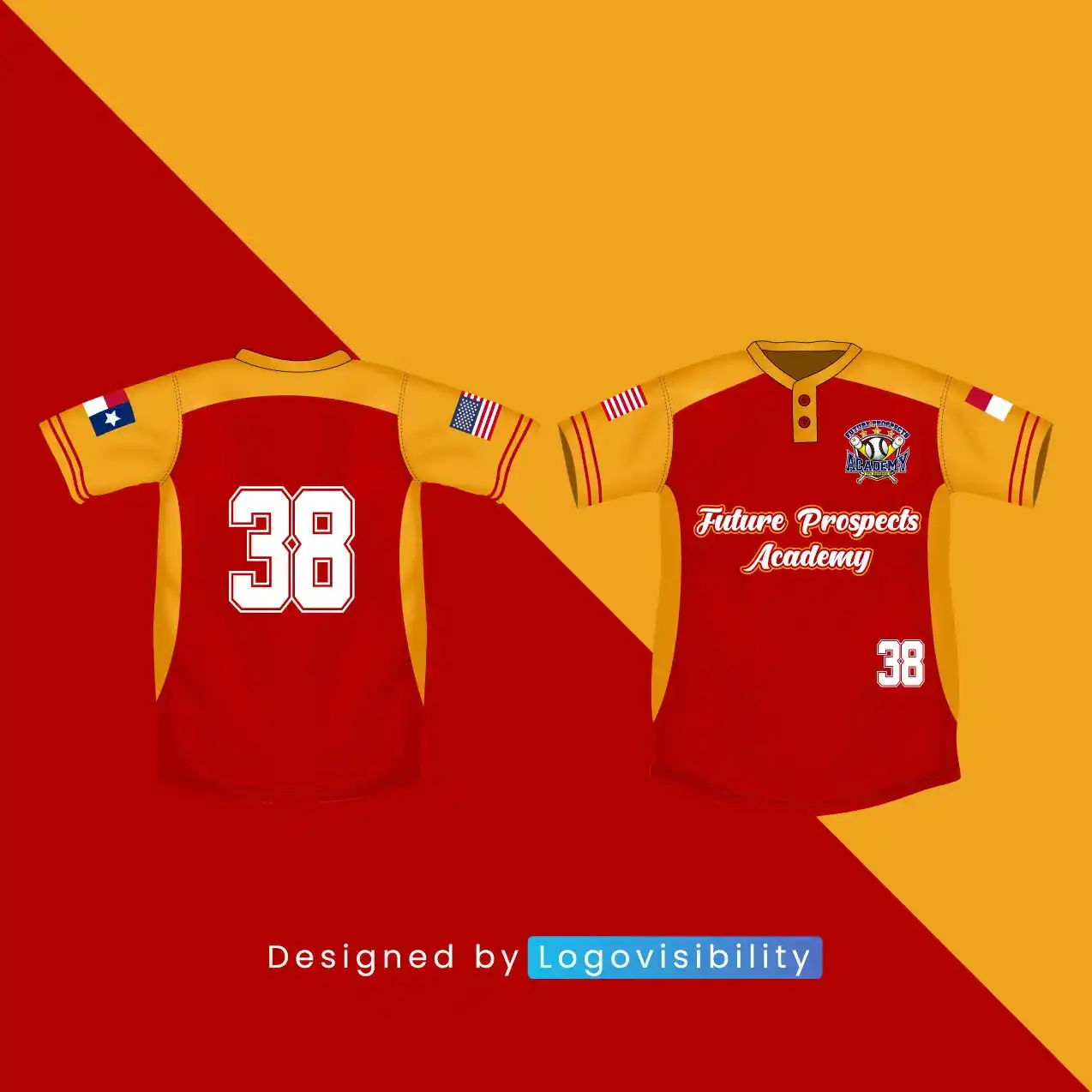 Red Jersey Design | Design By Logovisibility
